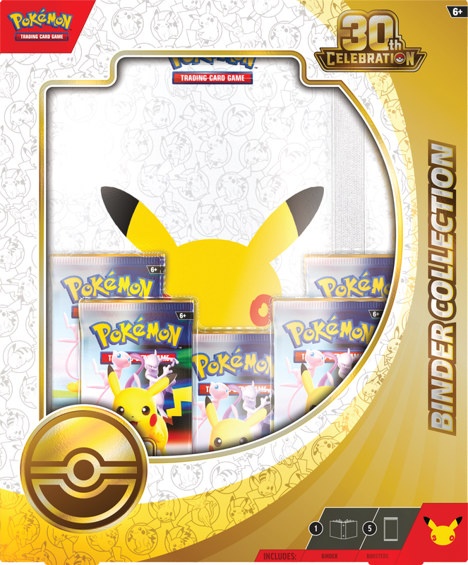POKEMON 30TH CELEBRATION BINDER COLLECTION (6)