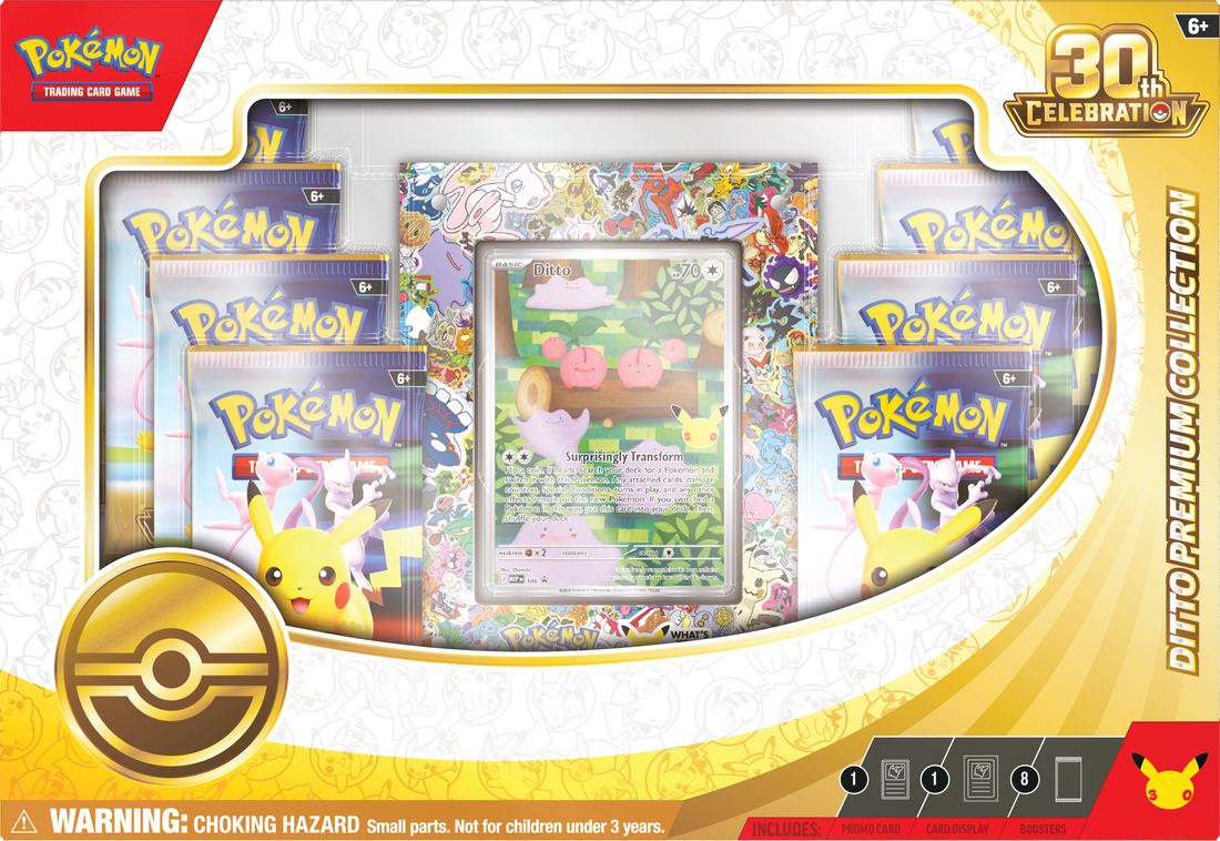 POKEMON 30TH CELEBRATION DITTO PREMIUM COLLECTION (6)