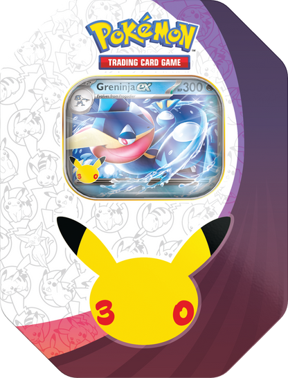 POKEMON 30TH CELEBRATION TIN (6)