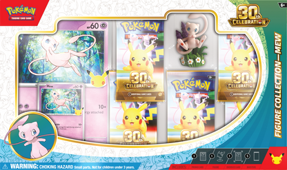POKEMON 30TH CELEBRATION MEW/ MEWTWO FIGURE COLLECTION (6)