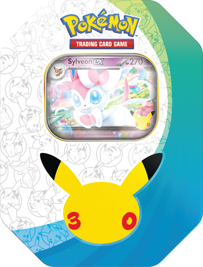 POKEMON 30TH CELEBRATION TIN (6)
